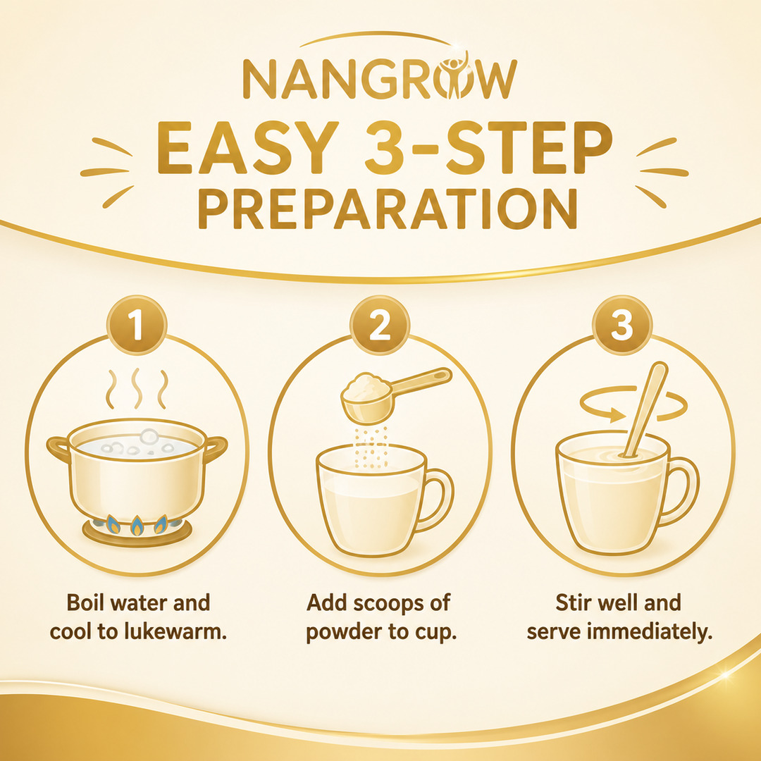 Nangrow BIB Powder Vanilla 400 GM thumbnail 6